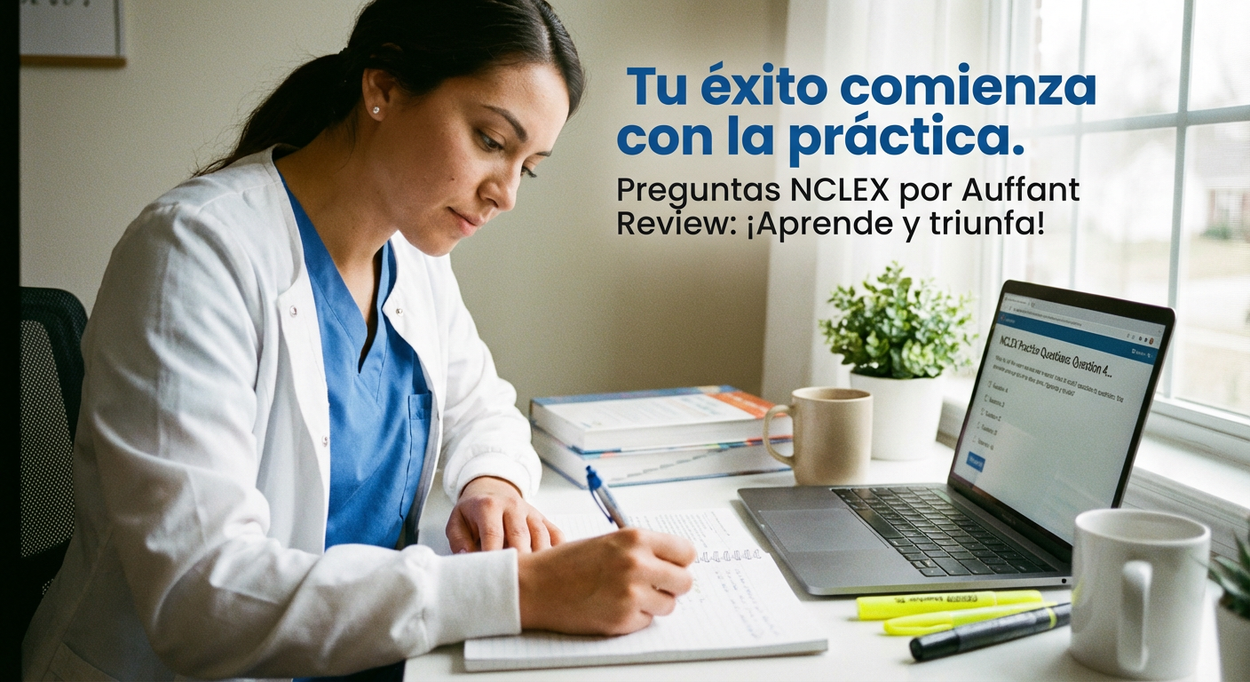 Preguntas de repasos para NCLEX por Auffant Review